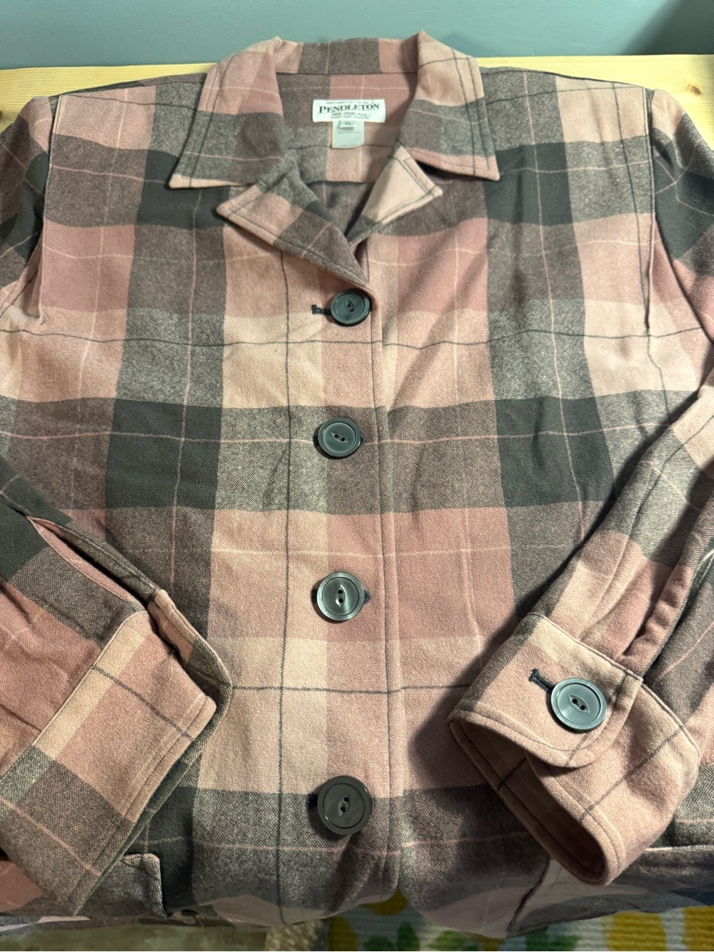 The Pendleton Heritage Limited Edition Virgin Wool Plaid Button-Front Jacket